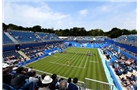 BIRMINGHAM, ENGLAND - JUNE 09: General view of action on Centre Court during the AEGON Classic Tennis Tournament at Edgbaston Priory Club on June 9, 2014 in Birmingham, England. (Photo by Tom Dulat/Getty Images)